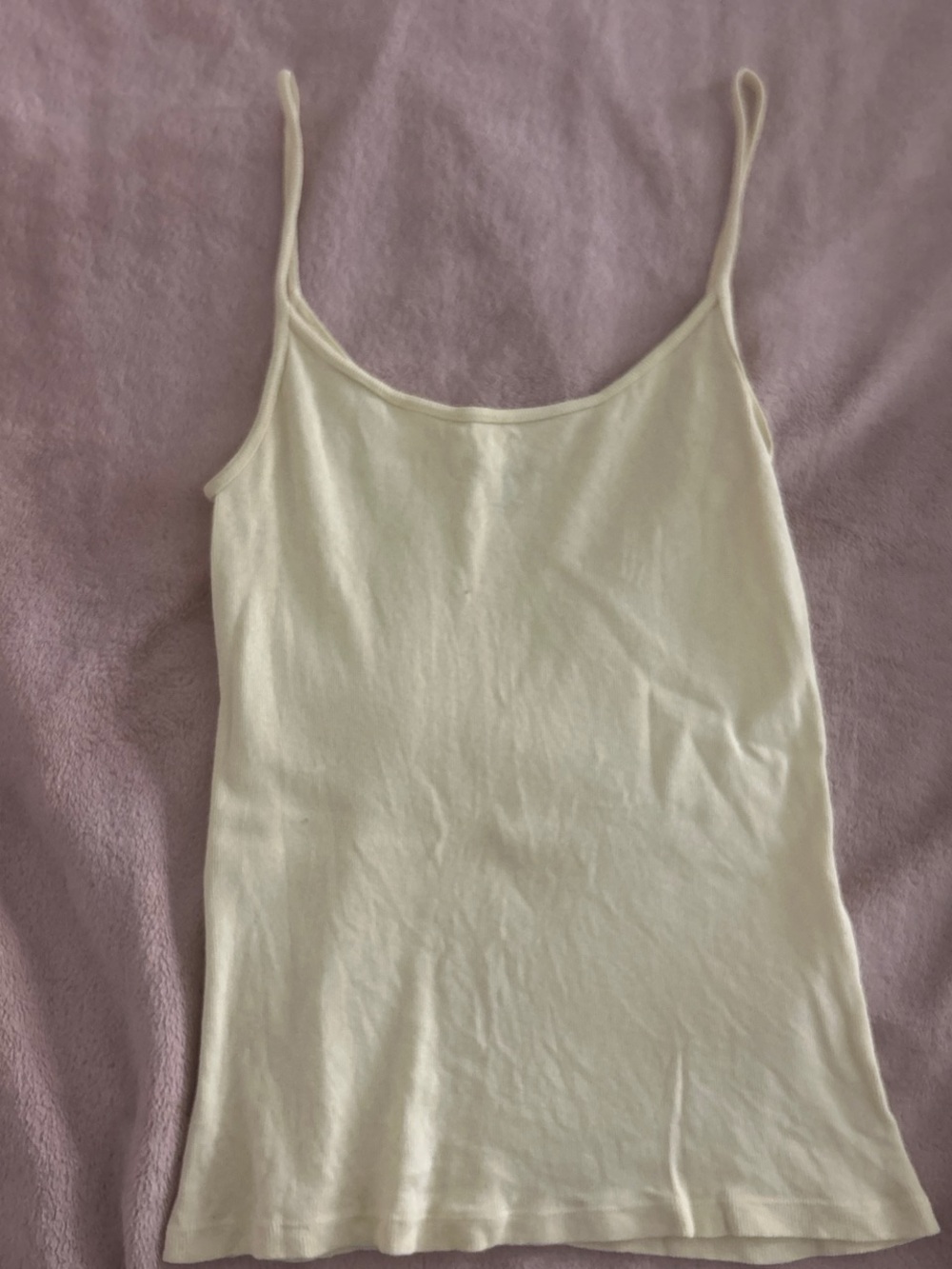 Brandy Melville Yellow Spaghetti Strap Tank